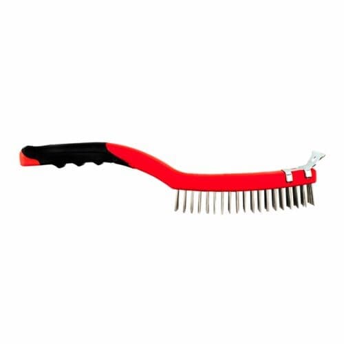 ESCOVA COM RASPADOR METÁLICO STEIN CABO BIMATERIAL