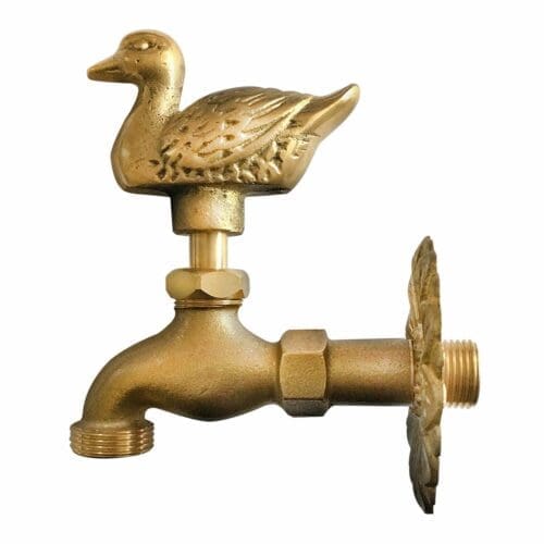TORNEIRA LATÃO PATO COM ROSETA