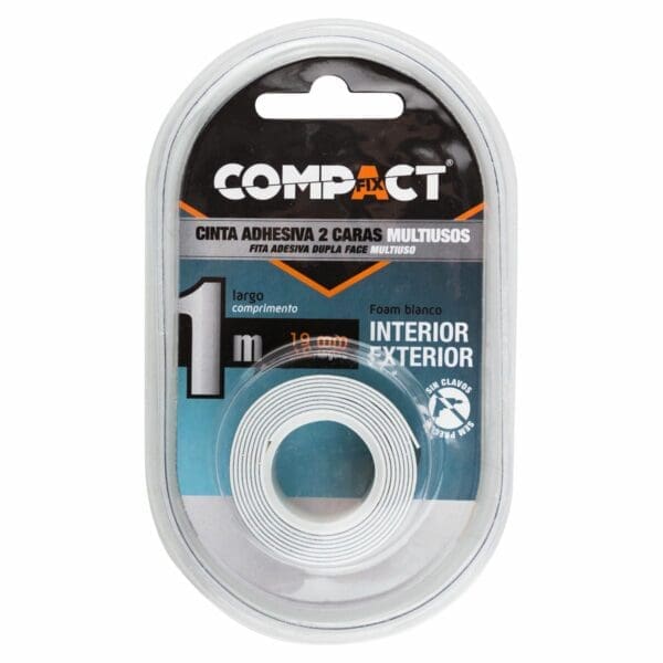 FITA DUPLA FACE MULTIUSOS COMPACT 19MM x 1M - Image 2