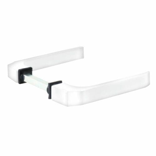 PUXADOR ALUMÍNIO BRANCO HANDLOCK COM QUADRADO 8MM