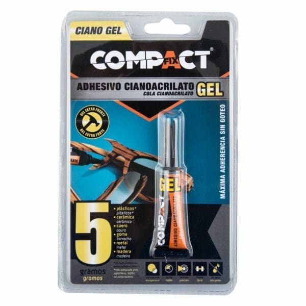 ADESIVO CIANOACRILATO COMPACT GEL 5GR - Image 2