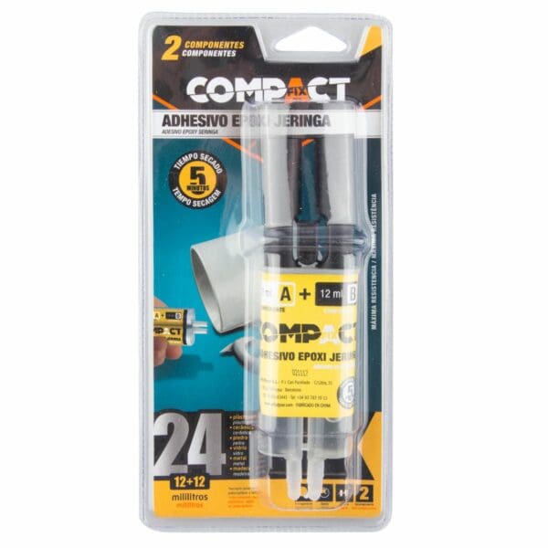 ADESIVO EPOXI COMPACT 12ML+12ML.SERINGA - Image 2