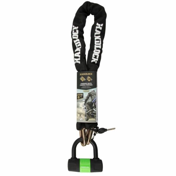 CADEADO MOTO HANDLOCK CORRENTE FORRADA 10X1000 MM - Image 2