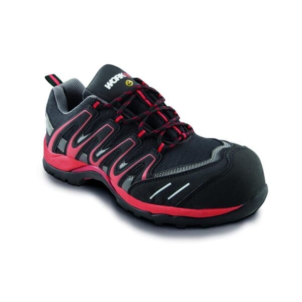 SAPATO SEGURANÇA ESD WORKFIT TRAIL VERMELHO Nº38