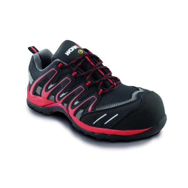 SAPATO SEGURANÇA ESD WORKFIT TRAIL VERMELHO Nº47