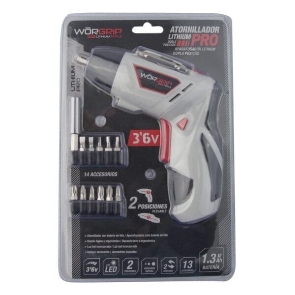 APARAFUSADORA WORGRIP DUPLO POSIÇÃO 3.6V BLÍSTER - Image 2