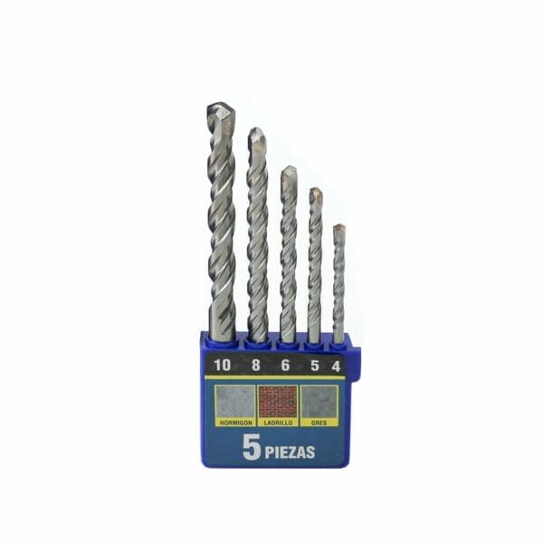 CONJUNTO BROCAS WIDIA CARBURO STEIN 4-10 MM 5 PEÇAS - Image 2
