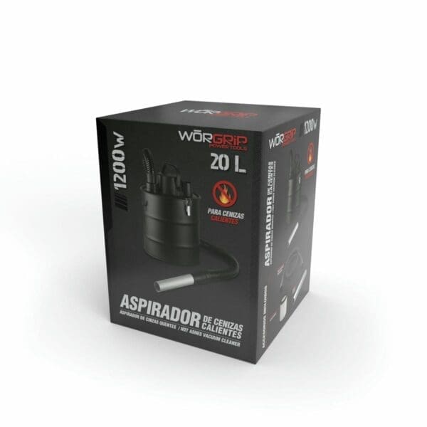 ASPIRADOR CINZAS WORGRIP 1200W 20L - Image 2