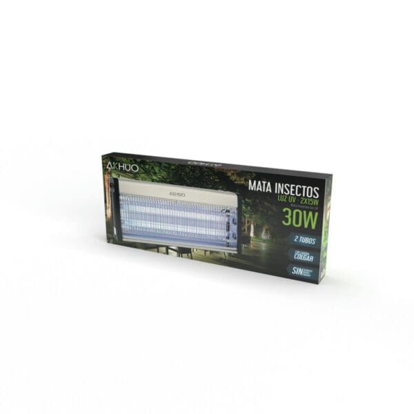 MATA-INSETOS AKHUO LUZ UV 2X15 W - Image 2