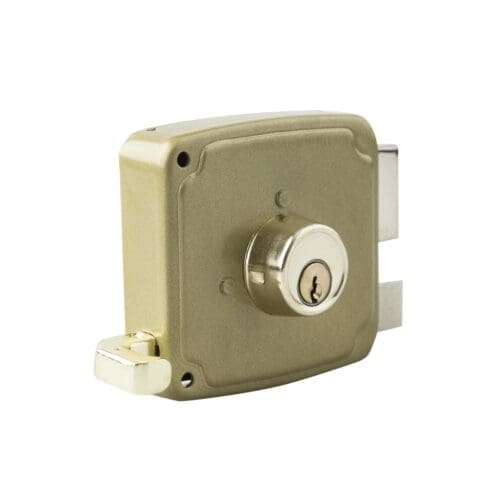 FECHADURA SOBREPOR DOURADA HANDLOCK DIREITA 100MM