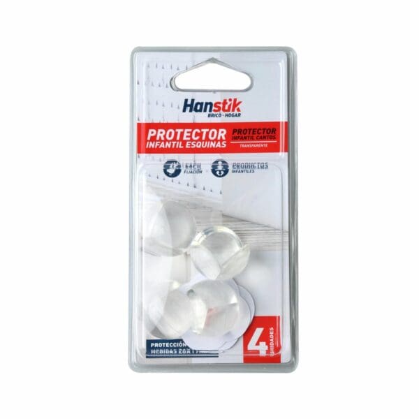 PROTETOR INFANTIL CANTOS HANSTIK 26x19MM (4 UNIDADES) - Image 2