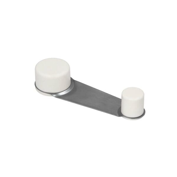 TOPE PORTA RETENTOR HANSTIK METÁLICO BRANCO