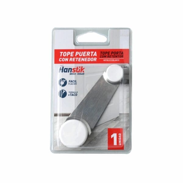 TOPE PORTA RETENTOR HANSTIK METÁLICO BRANCO - Image 2