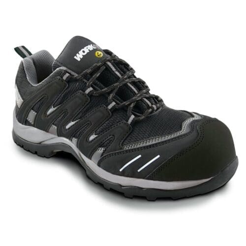 SAPATO DE SEGURANÇA ESD WORKFIT TRAIL PRETO Nº42