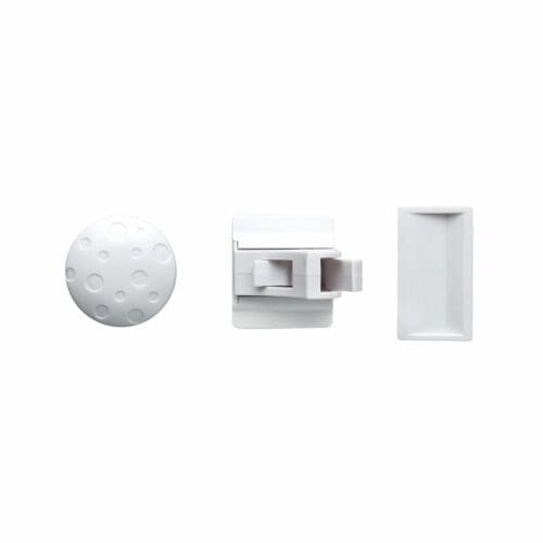 KIT FECHADURA SEGURANÇA INVISÍVEL GAVETAS (2 UNIDADES)