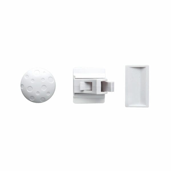 KIT FECHADURA SEGURANÇA INVISÍVEL GAVETAS (2 UNIDADES)