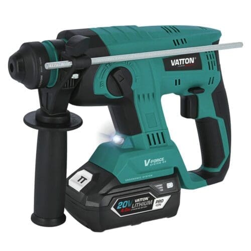 MARTELO PERCUSSOR BRUSHLESS VATTON 20V 1 BATERIA 4.0AH