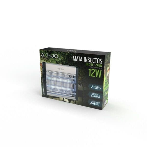 MATA INSETOS AKHUO LUZ UV 2X6 W - Image 2