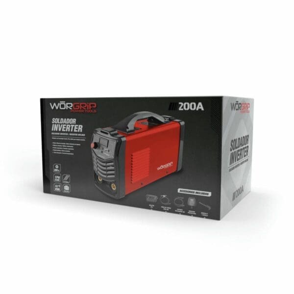SOLDADOR INVERTER WORGRIP 200A TITÂNIO - Image 2