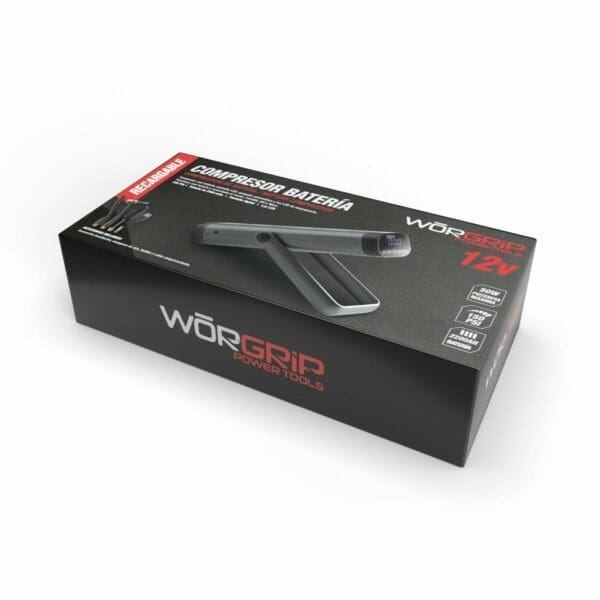 COMPRESSOR PORTÁTIL A BATERIA WORGRIP 230V/12V 10BAR - Image 2