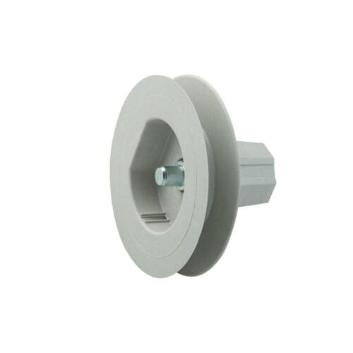 POLIA PARA PERSIANA 120x42MM COM PINO FITA 18MM