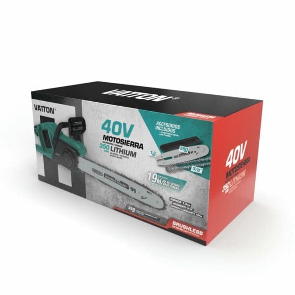 MOTOSSERRA BRUSHLESS VATTON 40V SEM BATERIA - Image 2
