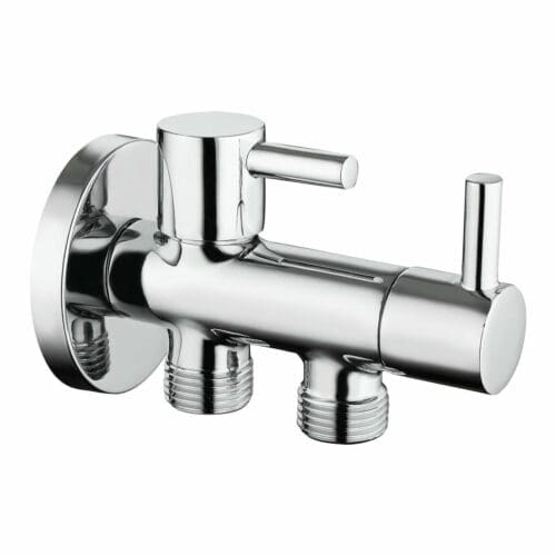 VÁLVULA DE ESQUADRIA SHATTAF ARTIC 1/2 x 3/8 x 3/8"