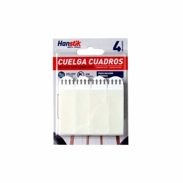 SUPORTE ADESIVO PARA QUADROS VELCRO HANSTIK 19x70 MM - Image 2
