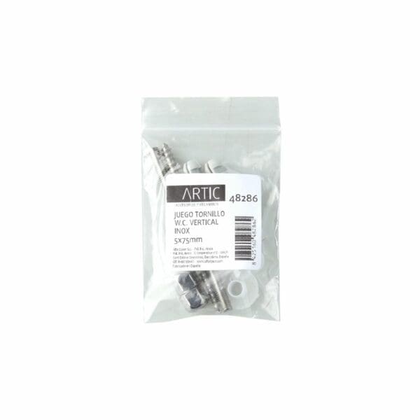 PARAFUSO VERTICAL PARA W.C. INOX 5x75MM - Image 2