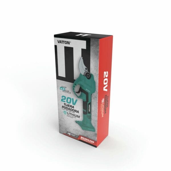 TESOURA PODADORA BRUSHLESS VATTON 20V SEM BATERIA - Image 2