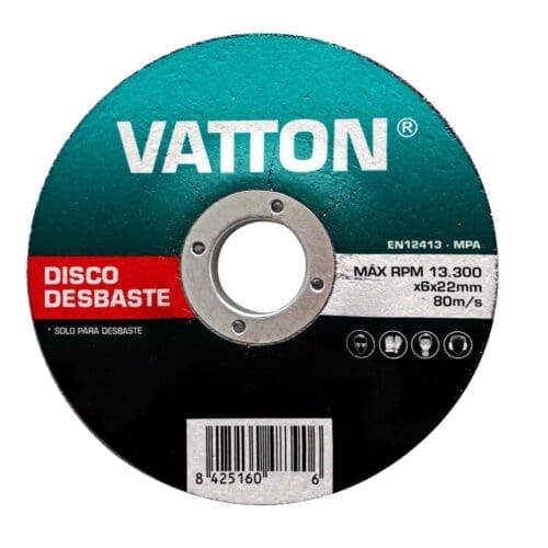 DISCO VATTON PARA DESBASTE 115 x 6.0 x 22MM