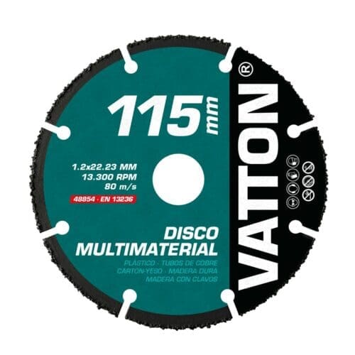 DISCO VATTON MULTIMATERIAL 115MM