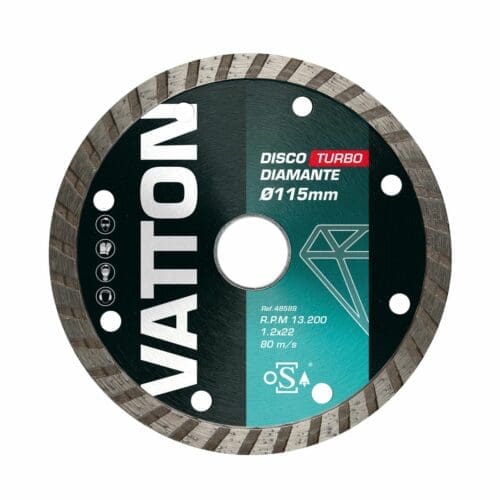 DISCO DE DIAMANTE TURBO 115MM VATTON