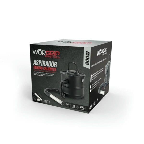 ASPIRADOR DE CINZAS QUENTES WORGRIP 800W 15L - Image 2