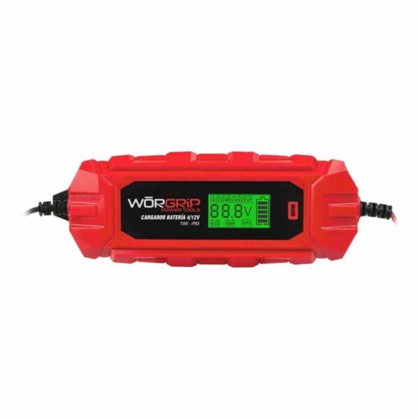 CARREGADOR DE BATERIAS WORGRIP 4/12V