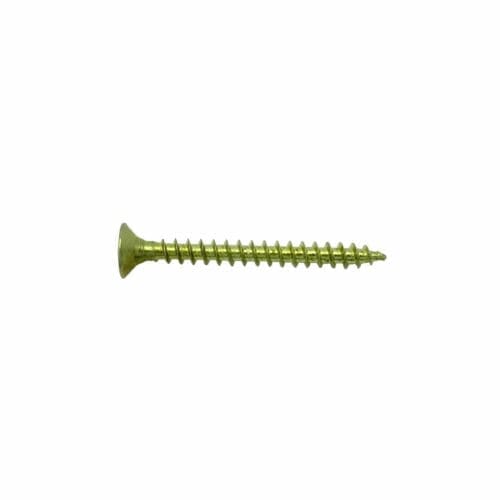PARAFUSO AGLOMERADO CABEÇA CHATA LATONADO 3,5x25 (13 UNIDADES)