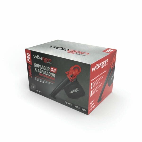 SOPRADOR ASPIRADOR COM TRITURADOR WORGRIP PRO 2800W - Image 2