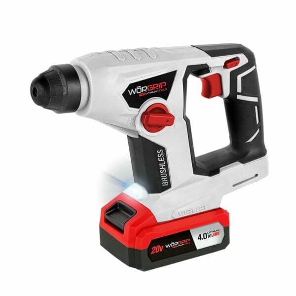 BERBEQUIM SDS PERFURADOR WORGRIP 20V 1 BATERIA 4.0Ah