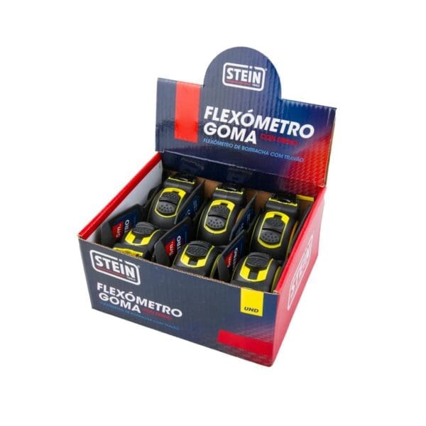FITA MÉTRICA STEIN COM FREIO E BORRACHA SEM ÍMAN 8M x 25MM - Image 2