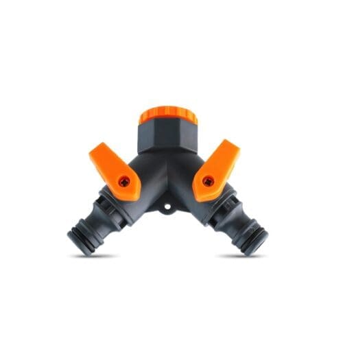 ADAPTADOR DE MANGUEIRA 2 SAÍDAS 1/2" x 3/4"