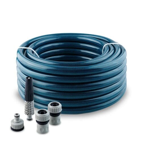 KIT MANGUEIRA JARDIM ATS ANTITORÇÃO AKHUO 3/4" 25M